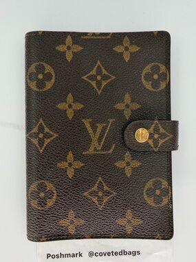 Louis Vuitton Brown Monogram Agenda PM in Excellent Condition w/Entrupy COA!🤎